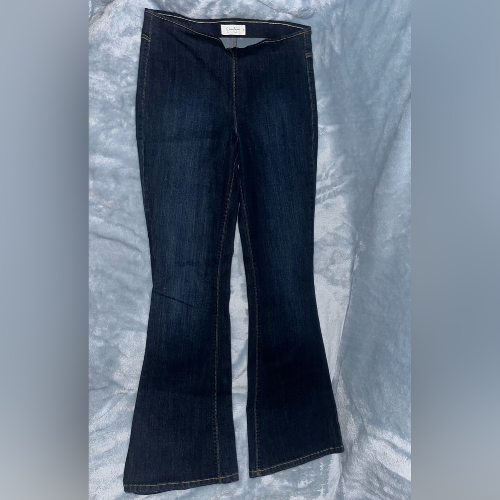 Jessica Simpson no button flared jeans